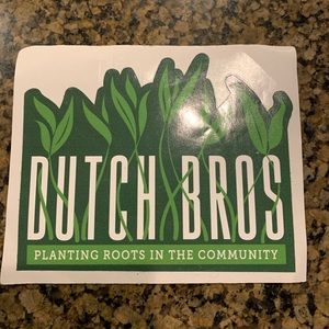 Dutch Bro’s coffee collectible sticker